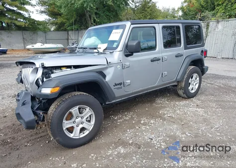 2021 Jeep Wrangler Unlimited Sport S 4X4 z USA, uszkodzony, nr VIN 1C4HJXDG6MW743538